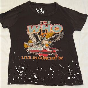 Chaser The Who women’s size small short sleeve band concert retro tshirt EUC